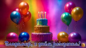 Владимир с днём рождения