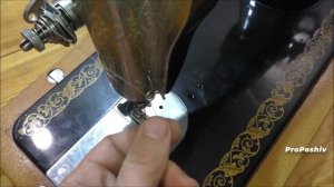 Как заправить нитку в швейную машинку ПМЗ 1 М | ProPoshiv