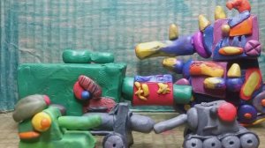 Все серии 2 мини сезона: мини танки. Мультики про танки из пластилина.TankBoom