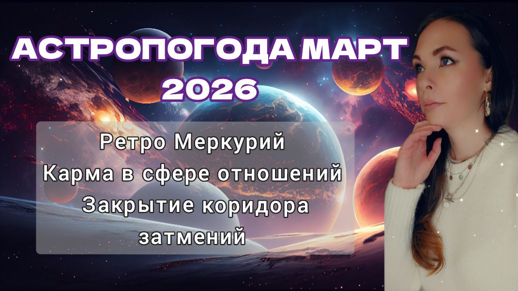 Астропогода март 2026.