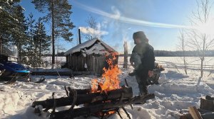 СПАСАЮ СТАРИННУЮ ИЗБУШКУ НА ОСТРОВЕ. РЕСТАВРАЦИЯ ИЗБЫ ДЕДА. ПРИЕХАЛ К ИЗБЕ И ОБАЛДЕЛ. СТРОЮ КРЫШУ