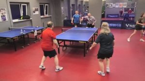 11 очков! I ф. Михайлов/Новиков (1491) - Чирков/Орлова (1239) 22.02 настольный теннис Парный турнир