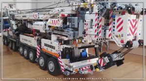 Lego  Кран Liebherr ltm 11200 Lego Technic Liebherr LTM 11200 Crane Details MOC by Jeroen Ottens
