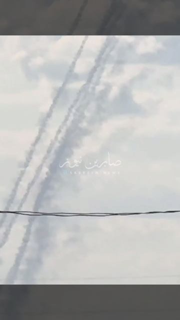 Работа ПВО против Ирансих ракет