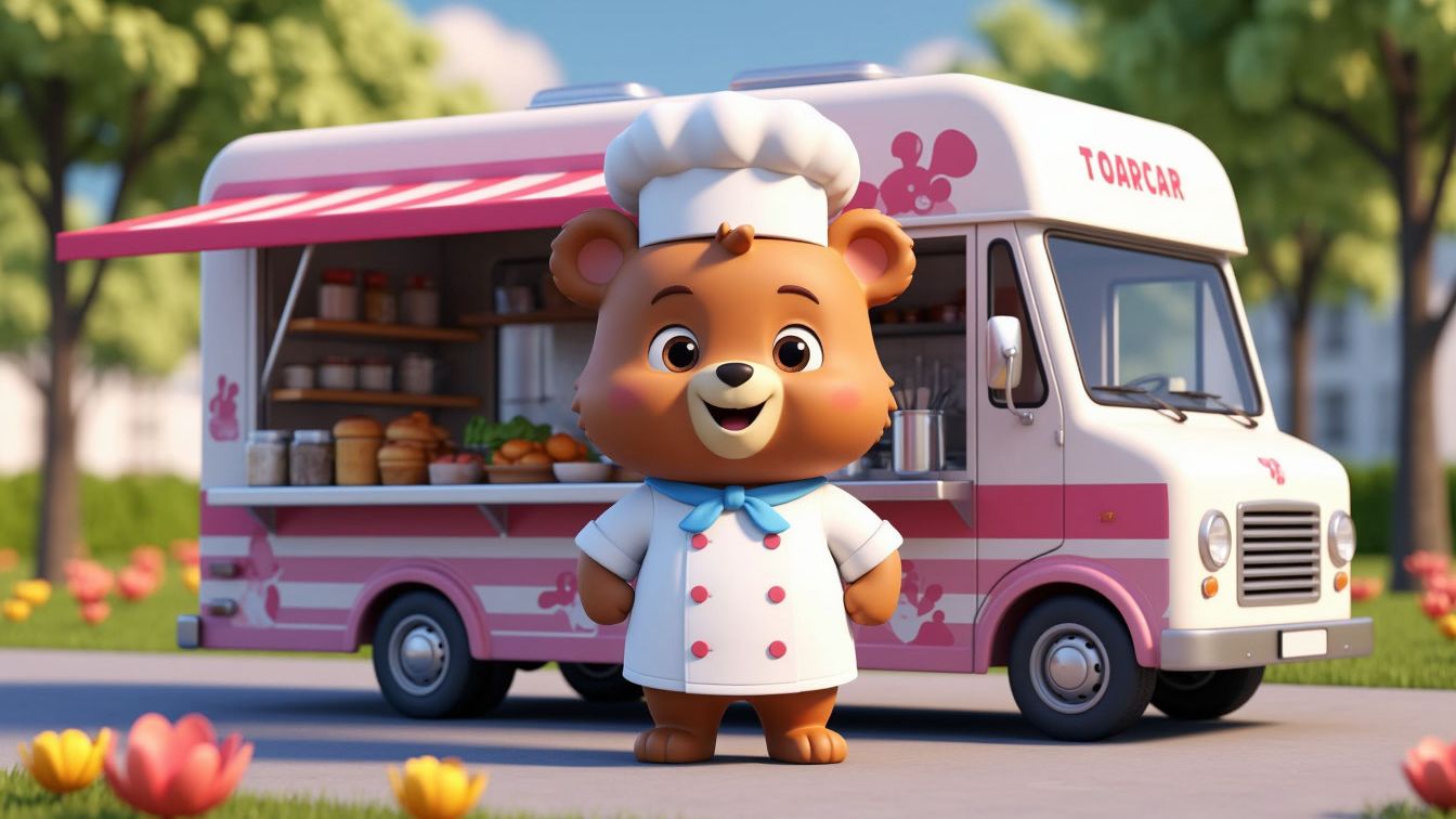 🚚ПРИКЛЮЧЕНИЯ МИШКИ-ПОВАРА: ЗАКУСОЧНАЯ НА КОЛЁСАХ В ДЕЙСТВИИ | Развивающие мультфильмы смотреть онлайн
