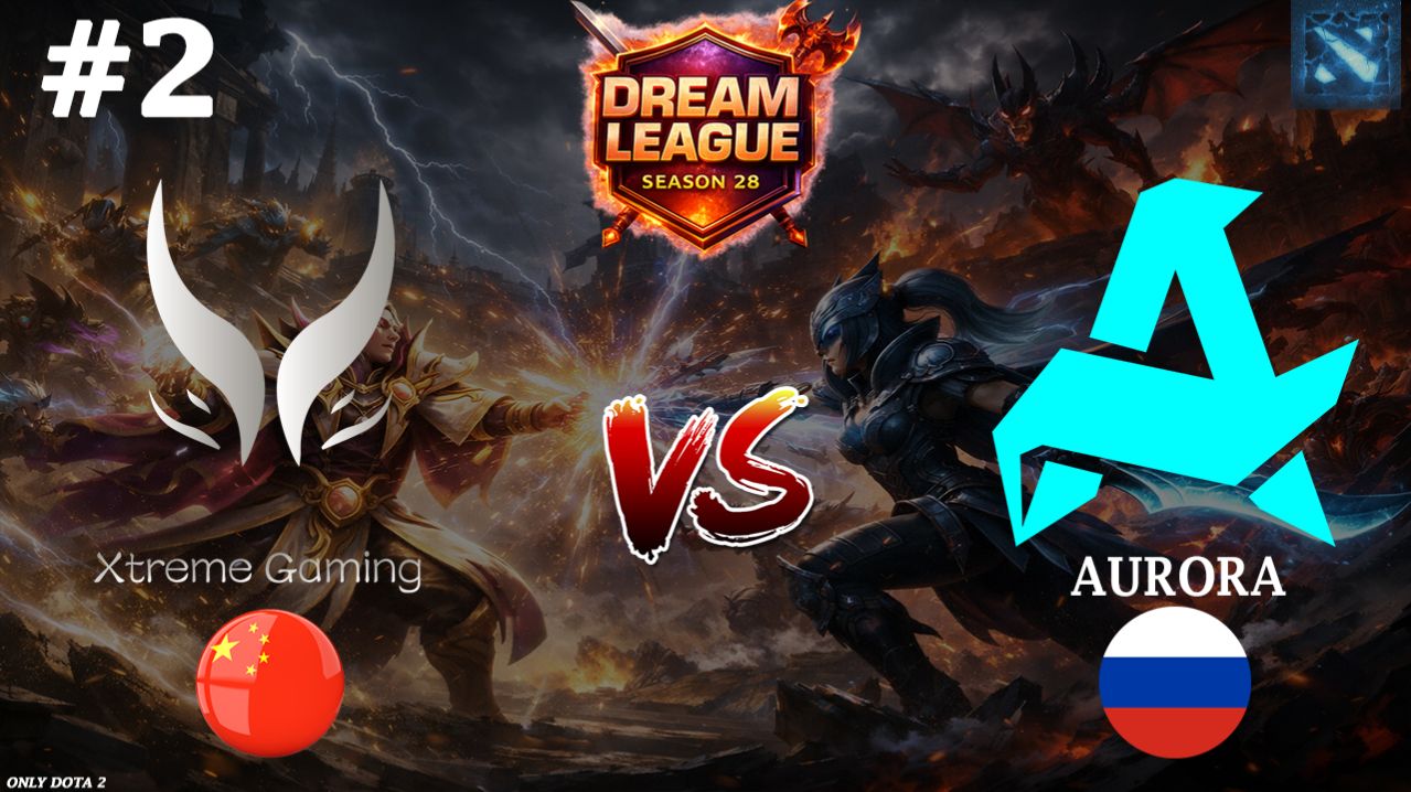 ВИВЕР ОТ ПРИЗНАННОГО КОРОЛЯ | Aurora vs Xtreme Gaming #2 (BO3) DL S28 смотреть онлайн