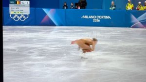 Loena Hendrickx. Произвольная программа в Милане 19.02.2026