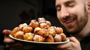 Съедят за 5 минут! Рецепт Воздушных пончиков с кремом.