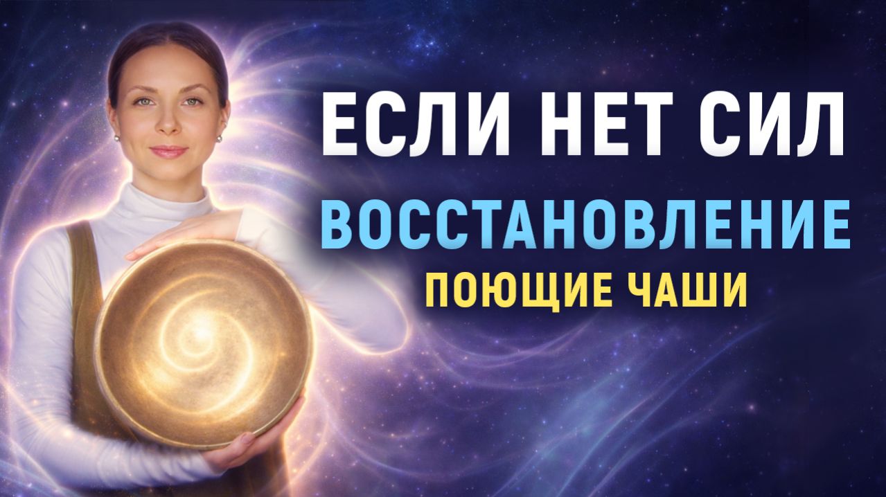 Если нет сил | Гималайские поющие чаши | Звуковая ванна для восстановления и глубокого отдыха