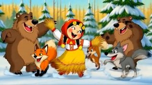 Масленица в гостях у лесных зверятах