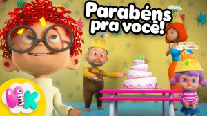 Parabéns pra você  Feliz aniversário, bebê! | Música Infantil | HeyKids em Português