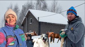 РЕМОНТ ДЕРЕВЕНСКОГО ДОМА. Радость для глаз. Сделали коридор и комнату. Жизнь в деревне