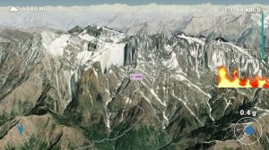 Аааа, вот, оказывается, почему в грозу не рекомендуется залетать внутрь облака, закинуло выше 7 км.