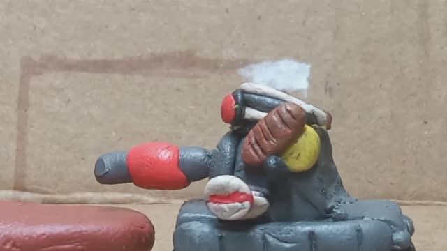 Финал 2 сезона "Новый монстр"- мультики про танки из пластилина. TankBoom