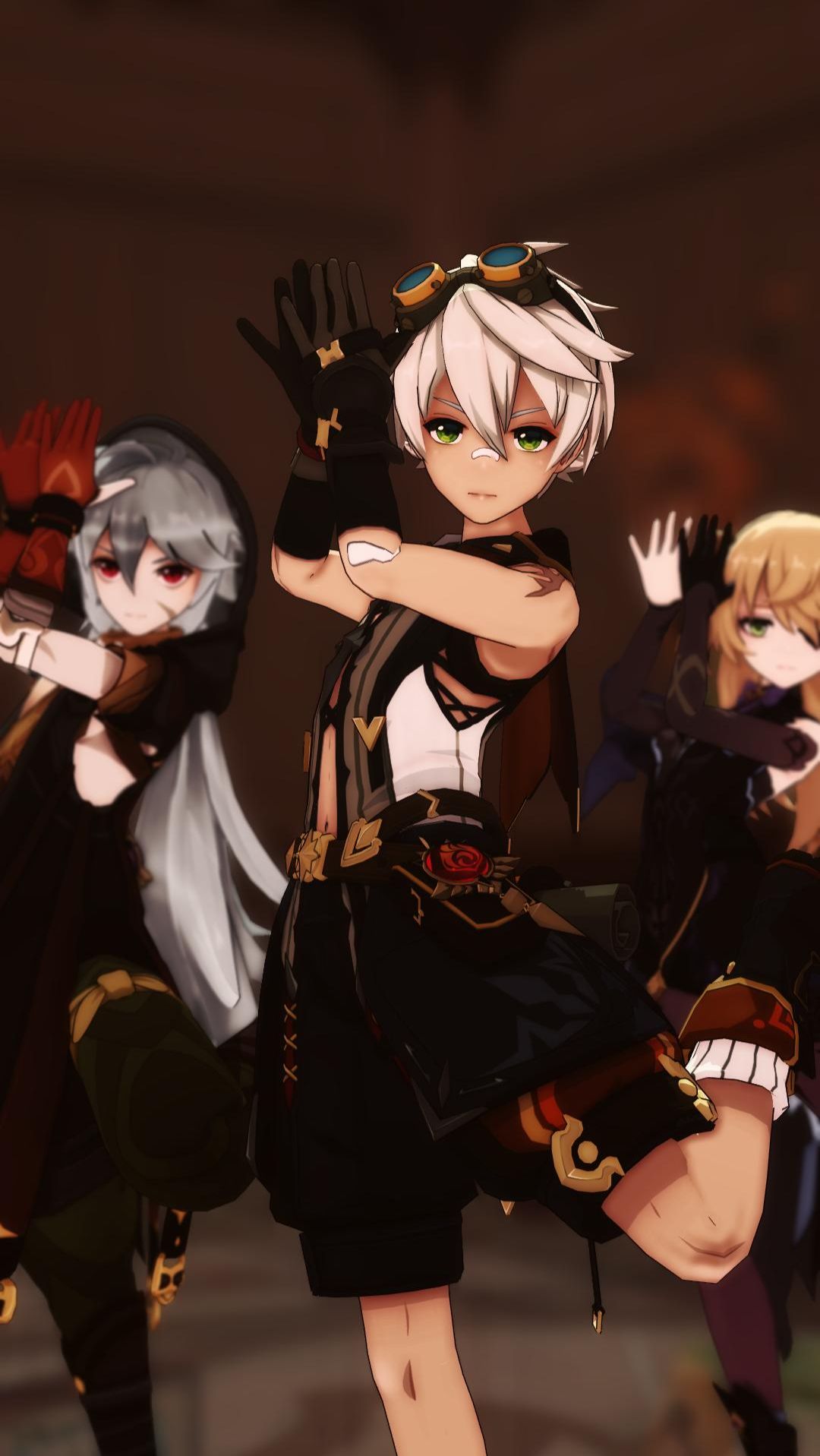 ||mmd x Genshin Impact|| Cry for me |Bennet||Razor||Fischl|
