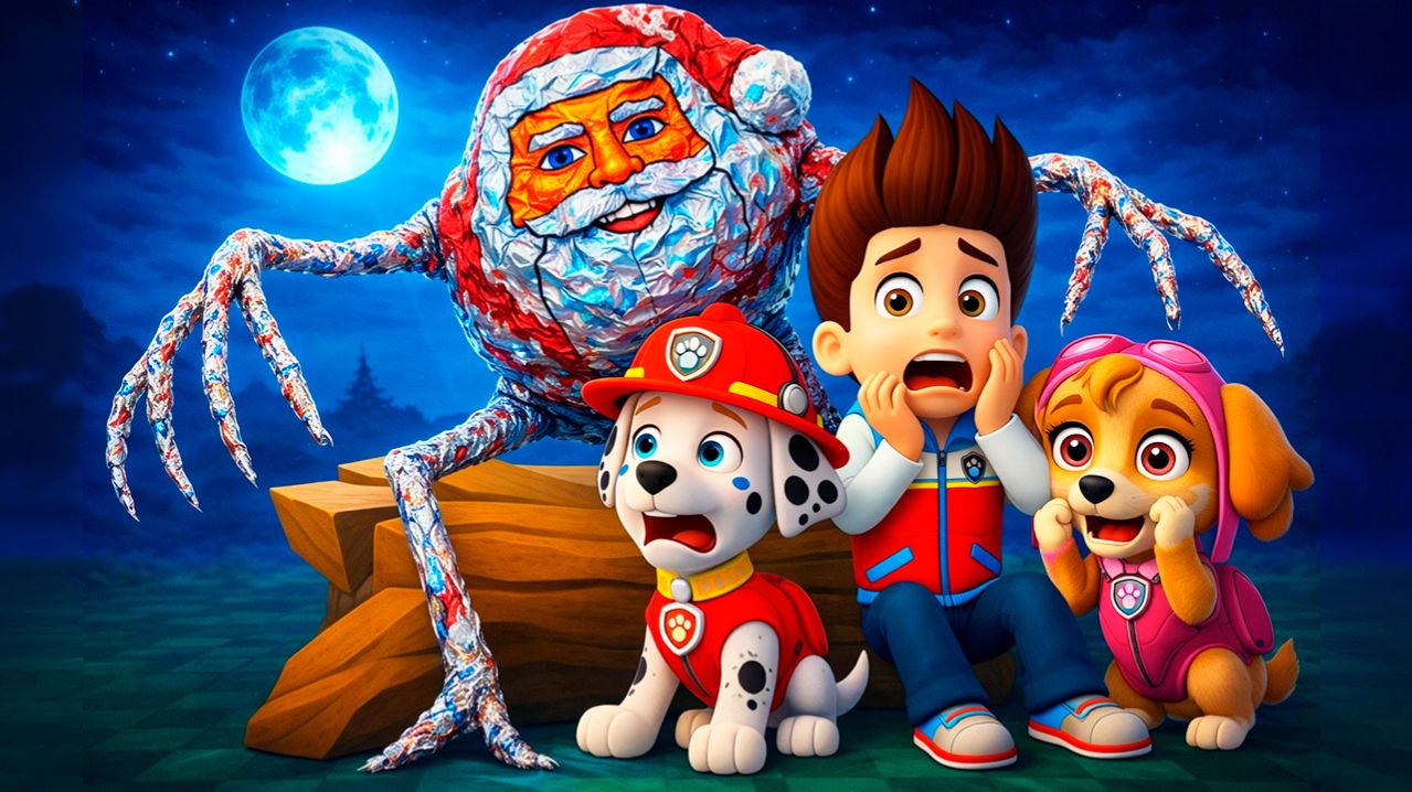 СКАЙ и МАРШАЛ ЩЕНЯЧИЙ ПАТРУЛЬ ПРЯЧЕТСЯ от ГУГУ ГАГА 99 НОЧЕЙ В ЛЕСУ в МАЙНКРАФТ МУЛЬТИК смотреть онлайн