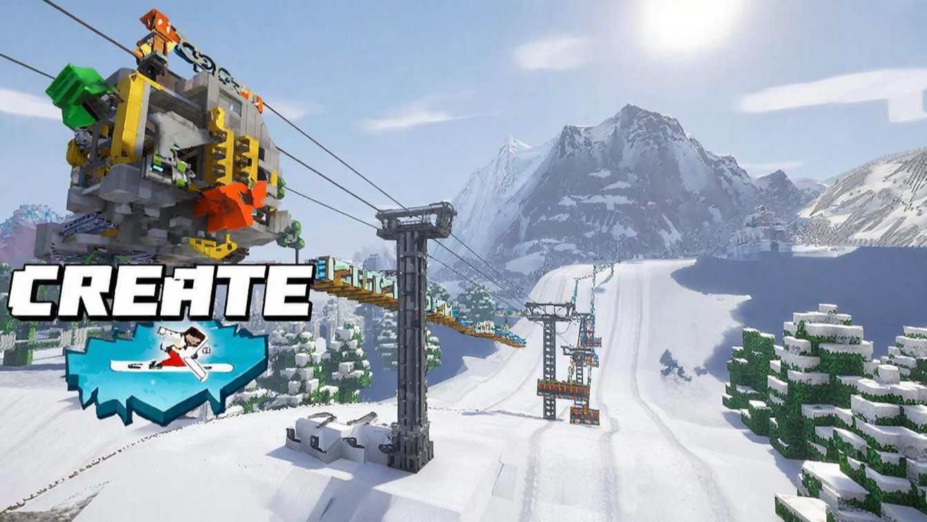 Горнолыжный подъемник с модом Create смотреть онлайн