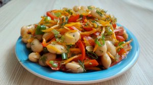 САЛАТ НА ПРАЗДНИЧНЫЙ СТОЛ! САЛАТ С ФАСОЛЬЮ НА СКОРУЮ РУКУ!