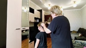 Любашины будни,готовлю обед,пытаюсь сделать причёску Ульяне 😄...Домашний влог ‼️