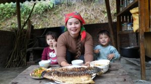 Собираем апельсины, для продажи на рынке, готовим вкусную рыбу на гриле. Жизнь Дуонг.