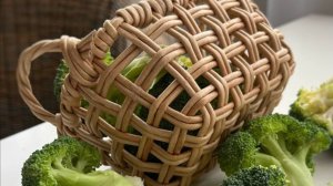 Процесс создания ажурной корзины