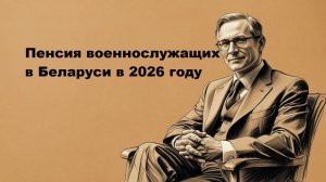 Пенсия военнослужащих в Беларуси в 2026 году