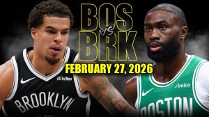 28.02.2026 | ОБЗОР МАТЧА | Бостон Селтикс - Бруклин Нетс | Highlights