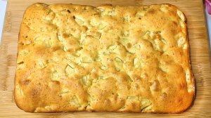 Быстрый пирог с яблоками «Пятиминутка»🍏