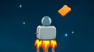"Тостер в космосе: эпичный завтрак 👨🚀🍞🚀"