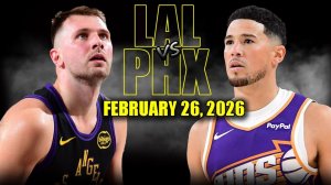 27.02.2026 | ОБЗОР МАТЧА | Финикс Санз - Лос-Анджелес Лейкерс | Highlights