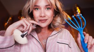 АСМР У МЕНЯ НА КОЛЕНЯХ 💕 Уснешь за 15 Минут как Младенец 🌙 Массаж Лица, Ушек и Головы