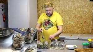 маринованные шампиньоны в автоклаве