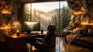 Учись продуктивно: Музыка для работы и учебы в уютной пещере