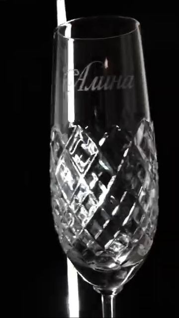 Лазерная гравировка на бокалах