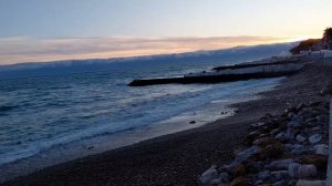 Ялта,море,закат,ускорение видео.