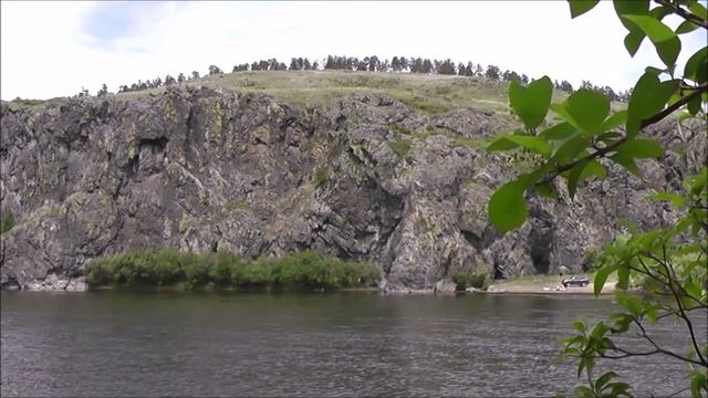 Обзор скал Сухотино с правого берега р. Ингоды. (Забайкальский край) смотреть онлайн