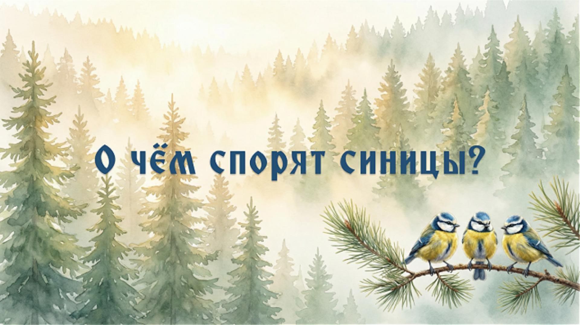 О чем спорят синицы 🐦✨ смотреть онлайн