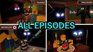 Джефф открывает... (Все серии)! Анимация дверей