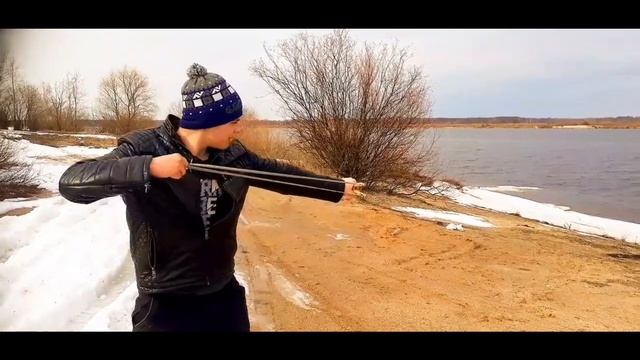 стрельба из рогатки ЧАСТЬ 33