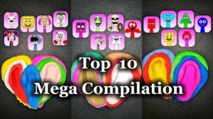 СМЕШИВАЕМ СПРУНКИ ЦВЕТА ТОП 10 МЕГА СБОРНИК СИГМА БОЙ SPRUNKI INCREDIBOX АСМР РЕАКЦИЯ