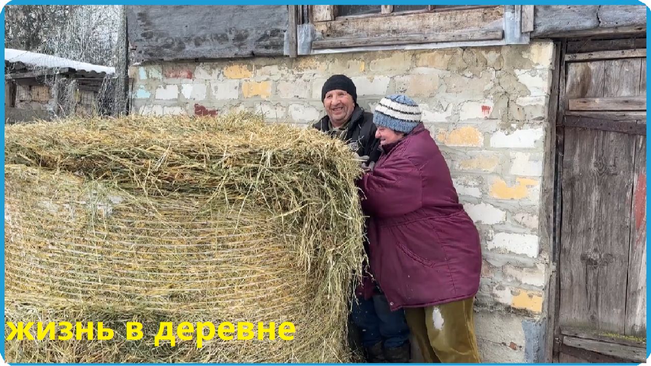 ХОЗЯЙСТВО УВЕЛИЧИЛОСЬ ТЕПЕРЬ СЕНА НУЖНО БОЛЬШЕ, ЖИЗНЬ В ДЕРЕВНЕ смотреть онлайн