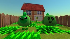 КАК СДЕЛАТЬ СКИН СИАМСКОГО ГОРОХОСТРЕЛА ИЗ РАСТЕНИЯ ПРОТИВ ЗОМБИ В ЧИКЕН ГАН