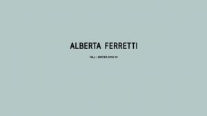 Показ женской коллекции Alberta Ferretti осень-зима 2018-2019