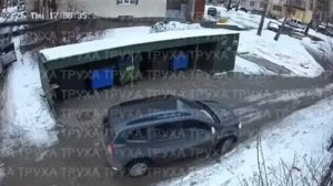 Работа патрулей ТЦК возле помоек Тернополя