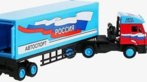 Игрушка Технопарк Машина Камаз Автоспорт, свет, звук, инерционная