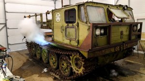 Возвращение к жизни АТС-59Г/ Разобран 25 лет назад