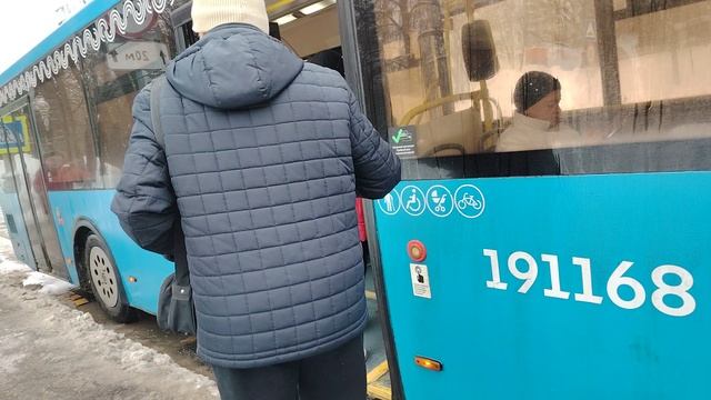 автобус ЛиАЗ 5292 борт 191168, маршрут 631 смотреть онлайн