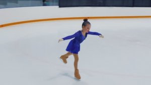 Выступление, юный фигурист. Лиза. 6 лет.