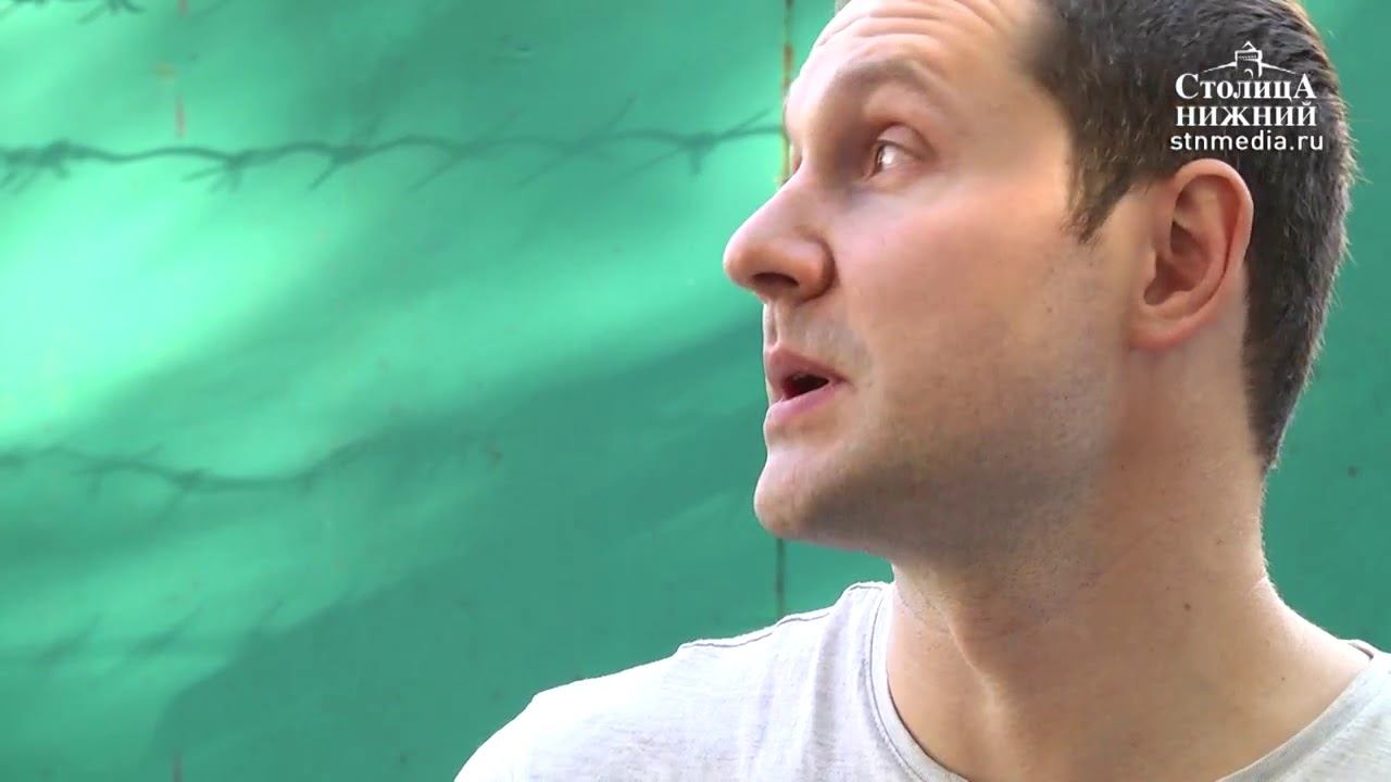 13 метровый портрет Максима Горького появился на фасаде здания на улице Пискунова в Нижнем Новгороде