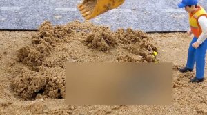 19. Сборник забавных видео с игрушечными самосвал машинки трактор автокран машина